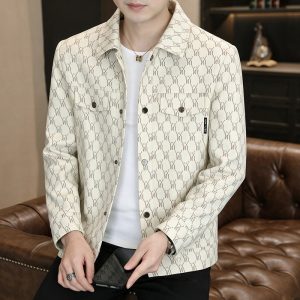 Men's Geometric Print Jacket